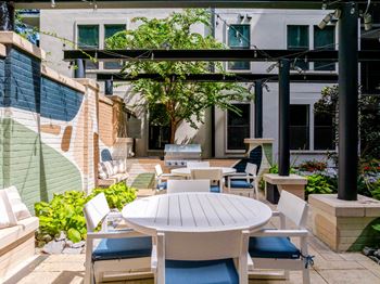 Beautifully landscaped courtyards